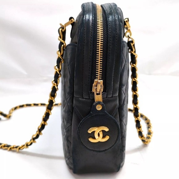CHANEL MATELASSE LAMBSKIN CC CHARM CHAIN BAG - Picture 7 of 13